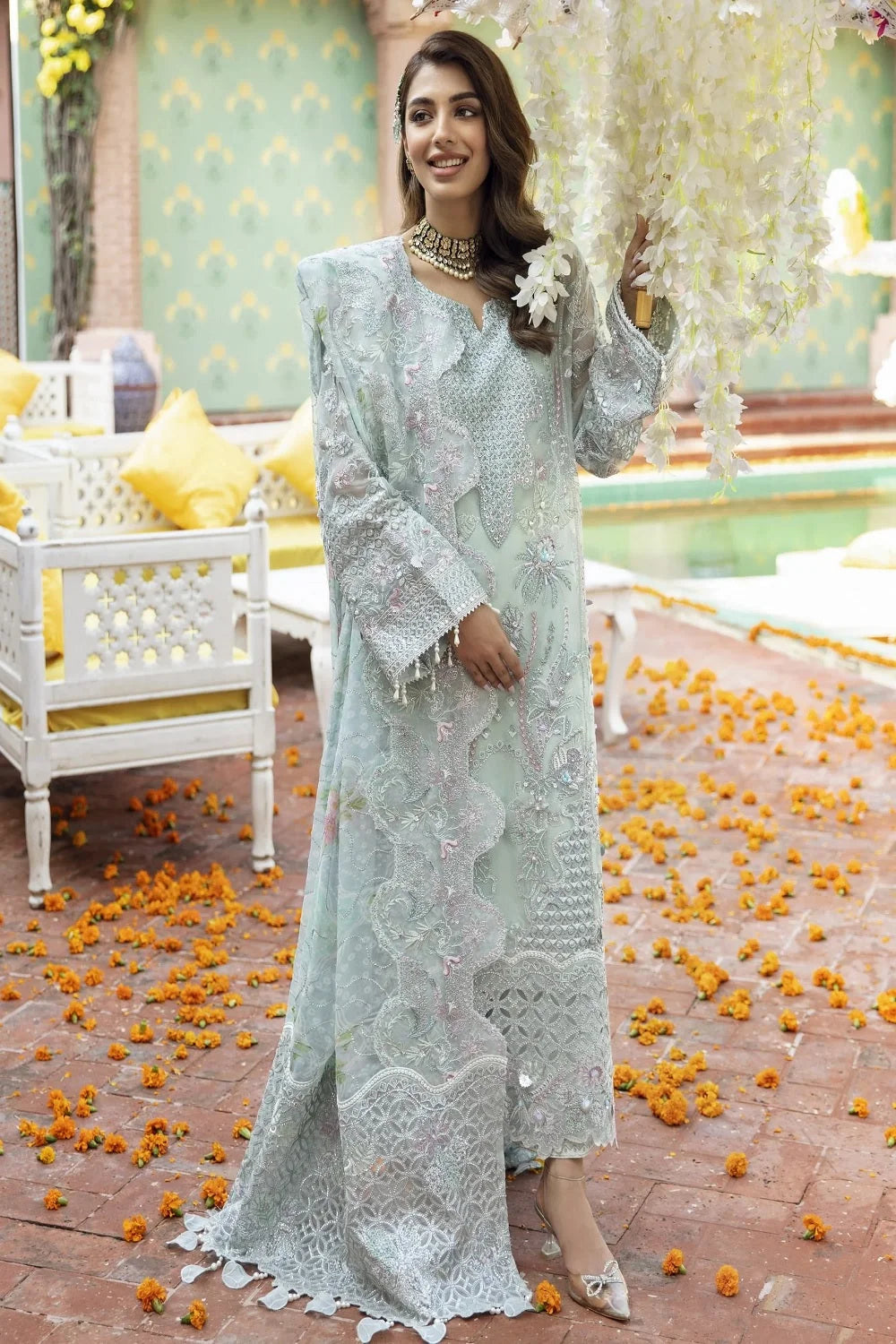 Shop Organza Pakistani Dresses For Wedding Online in Dubai – SALWAR MAHAL