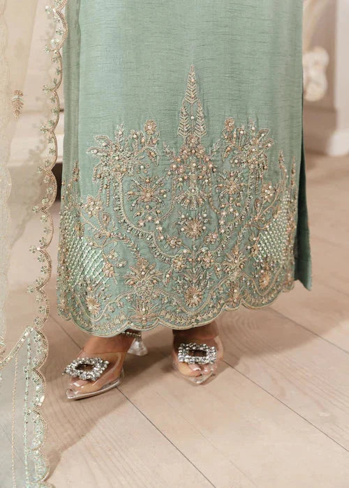 Ferozi Embellished Raw Silk Suit