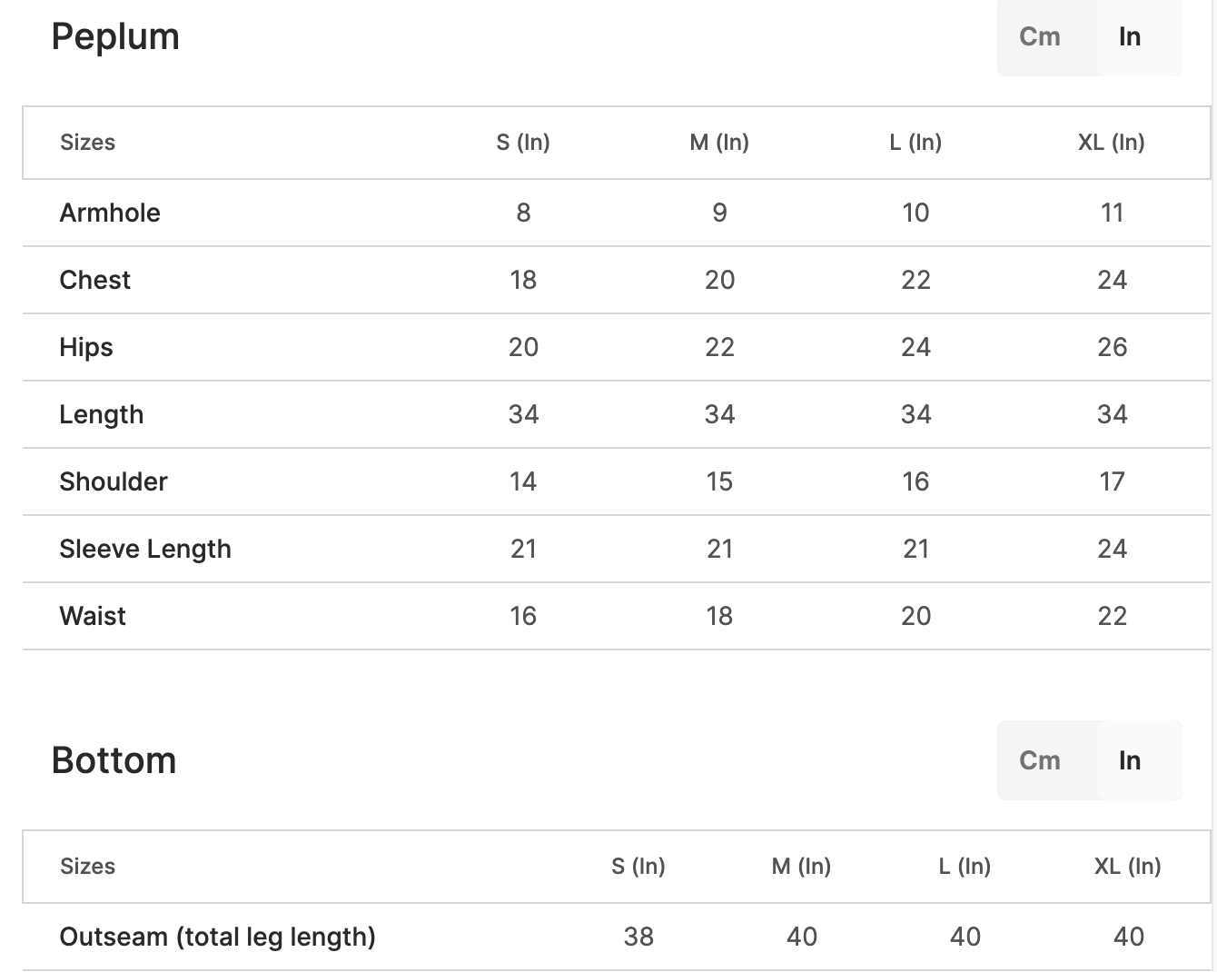 Rust Red Peplum Sharara