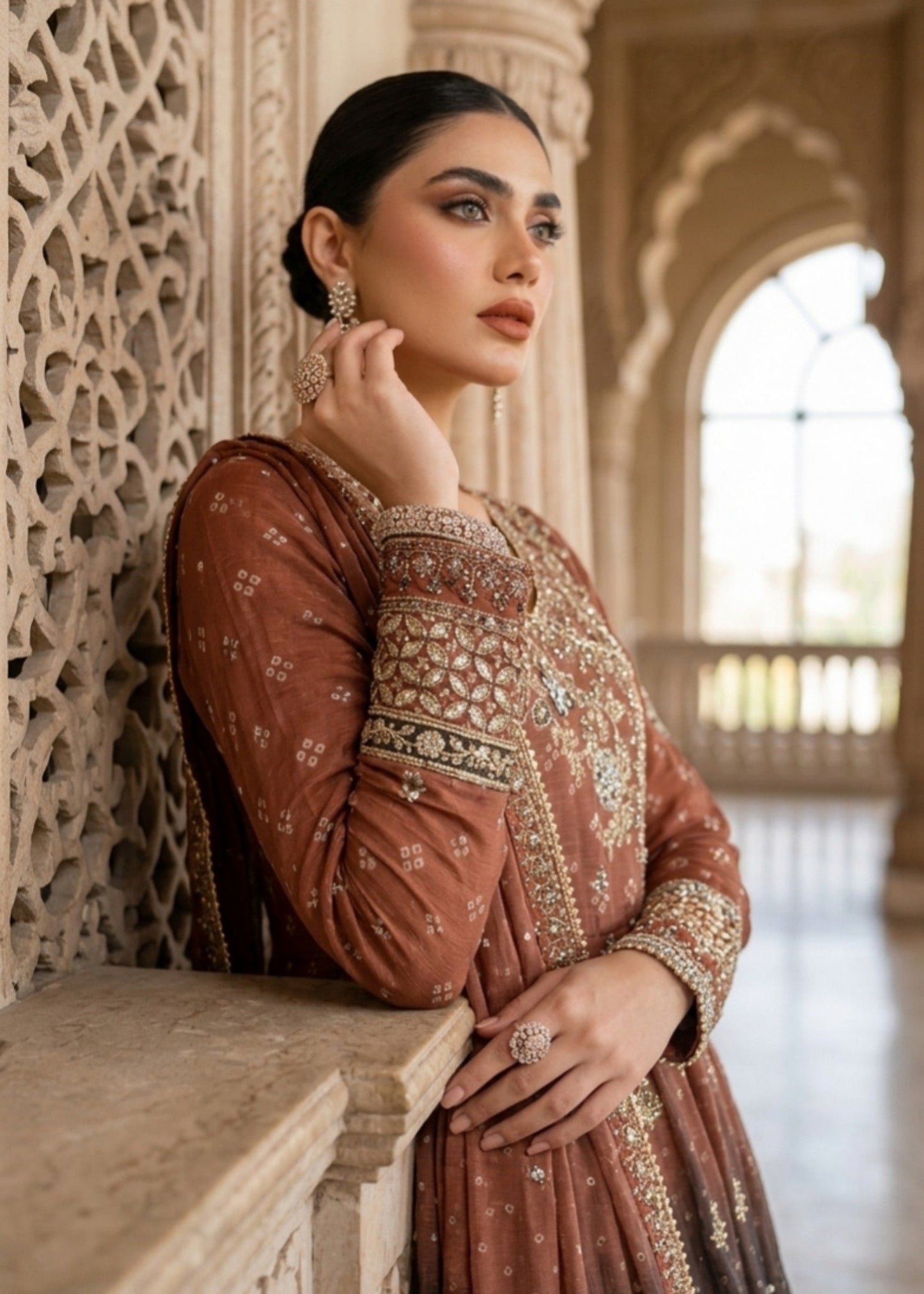Chiffon Maxi Suit with Dupatta Online in Sri Lanka India Australia
