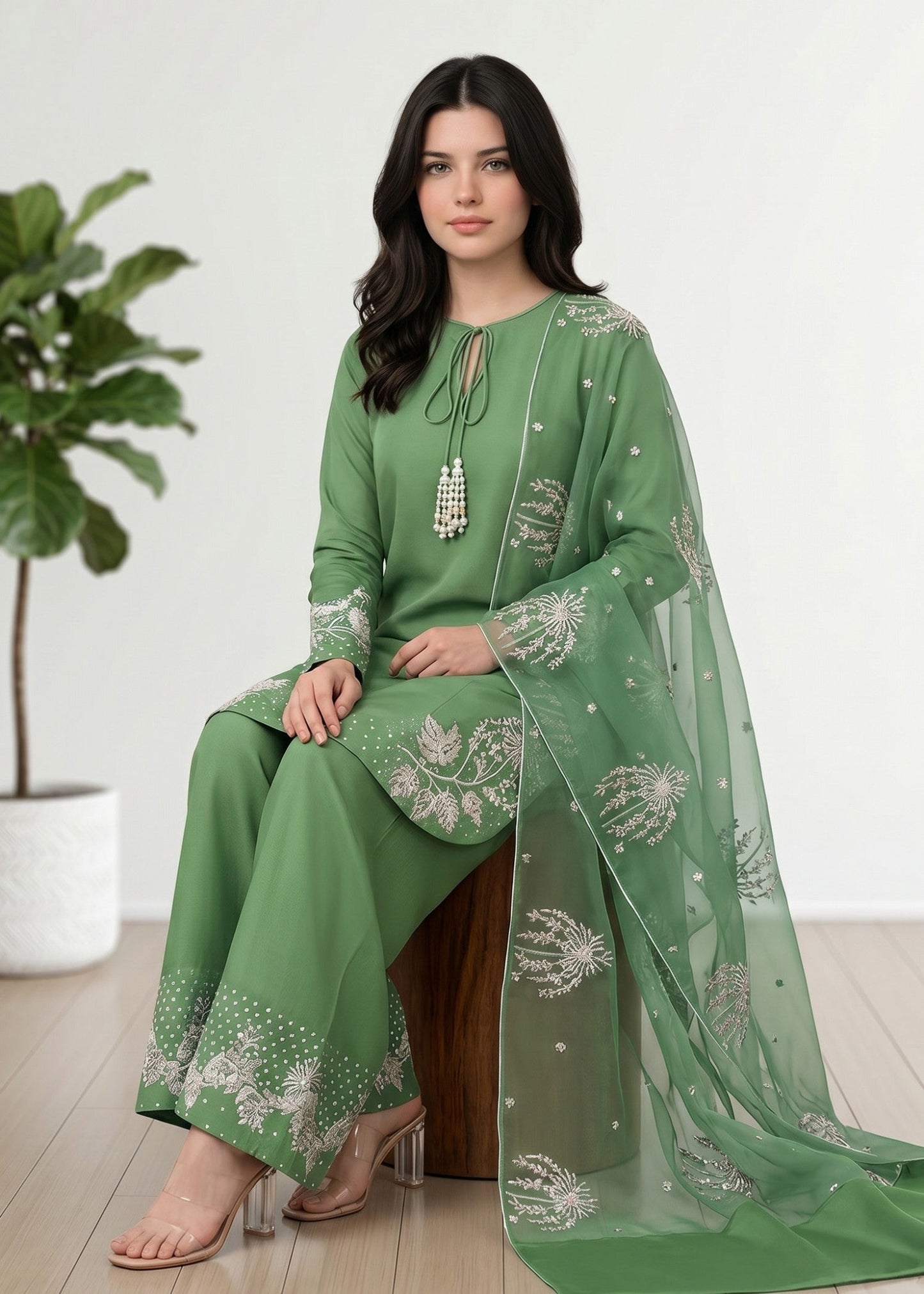 Daily Wear Cotton Embroidered Suit Online in KSA Riyadh Saudi Arabia Oman Bahrain Qatar