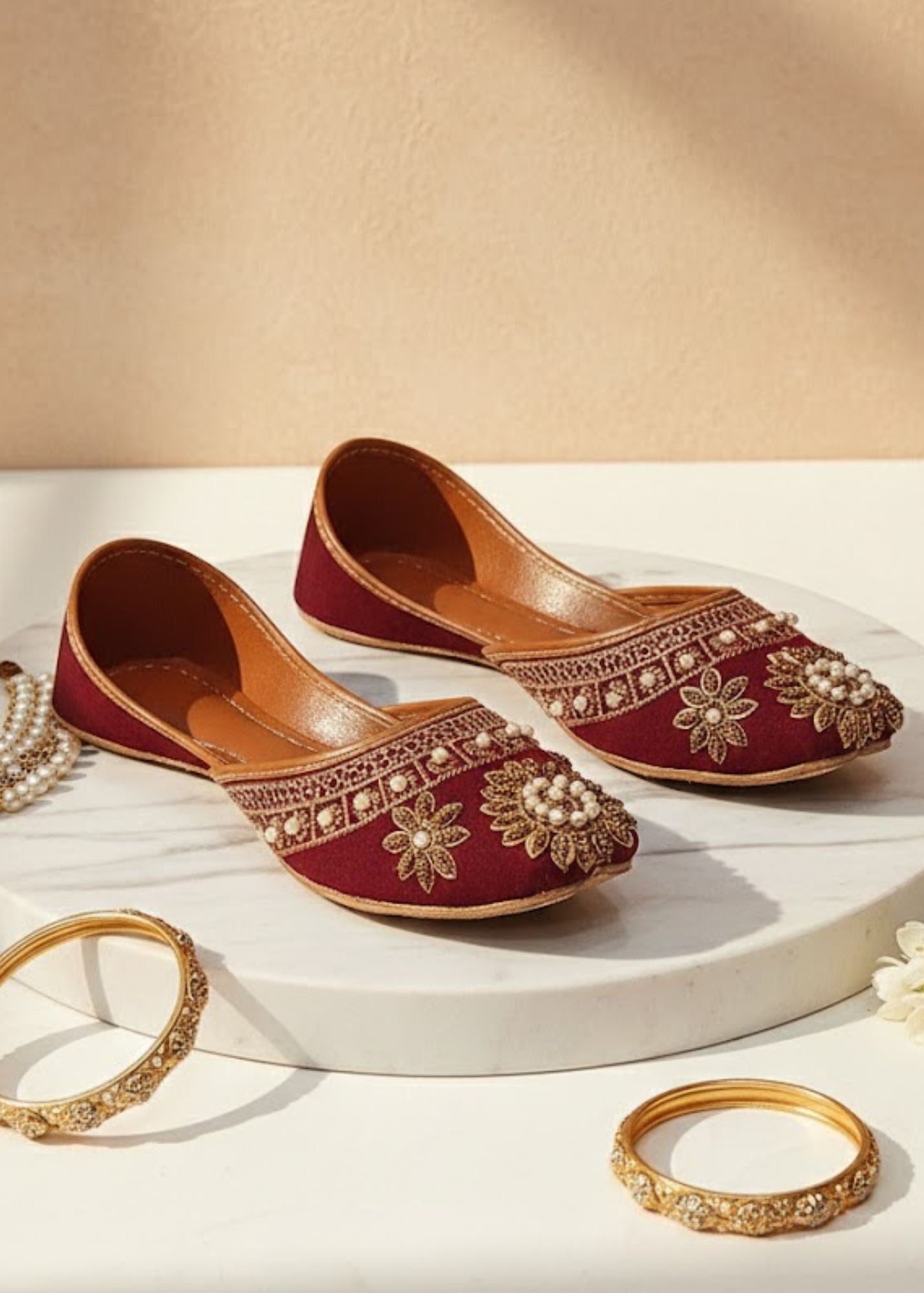 Ethnic Velvet Khussa Online in UK USA Canada