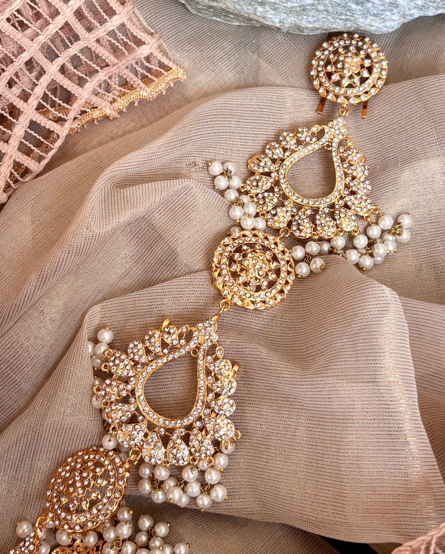 Festive Gold Hair Braid Accessory Online in UK USA Canada