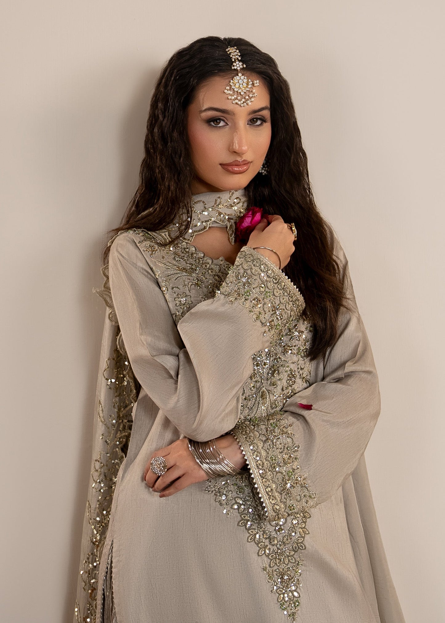 Formal Grey Silk Sharara for Women Online in Sri Lanka India Australia