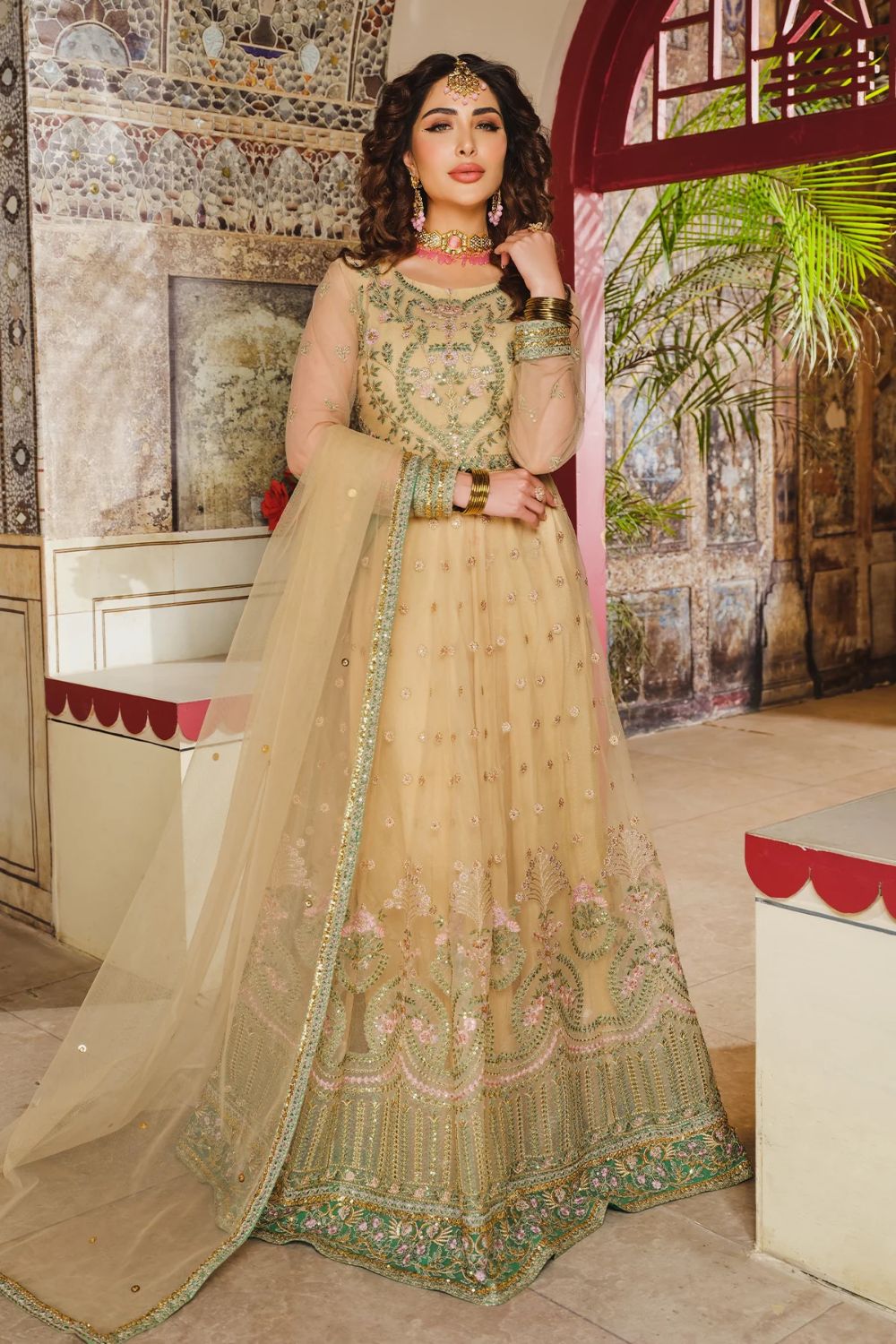 Long anarkali cheap frocks online shopping