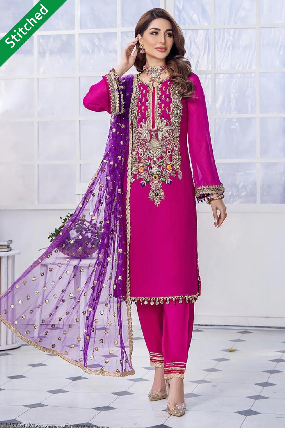 Buy Pink Suit For Women online