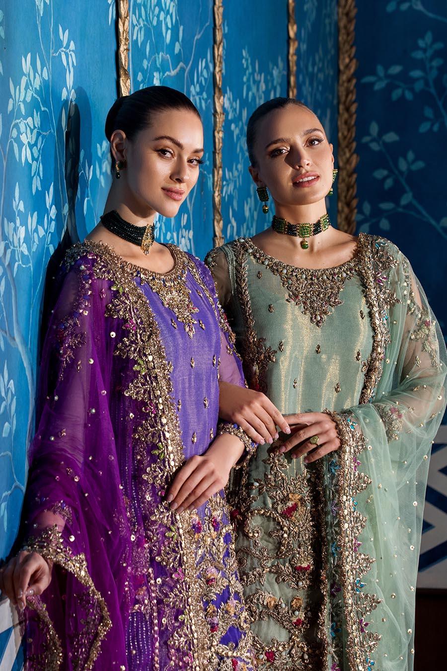 Turquoise Readymade Pure Maysuri Suit Size 44