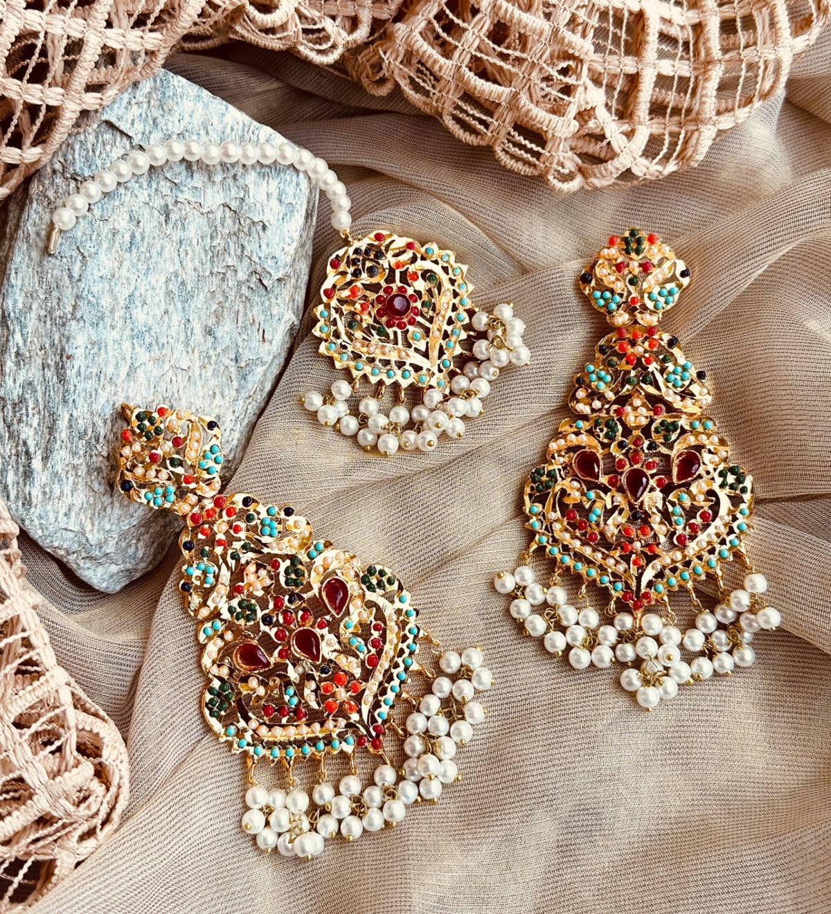Jahanara Choker Set Festive Jewellery Online in UK USA Canada