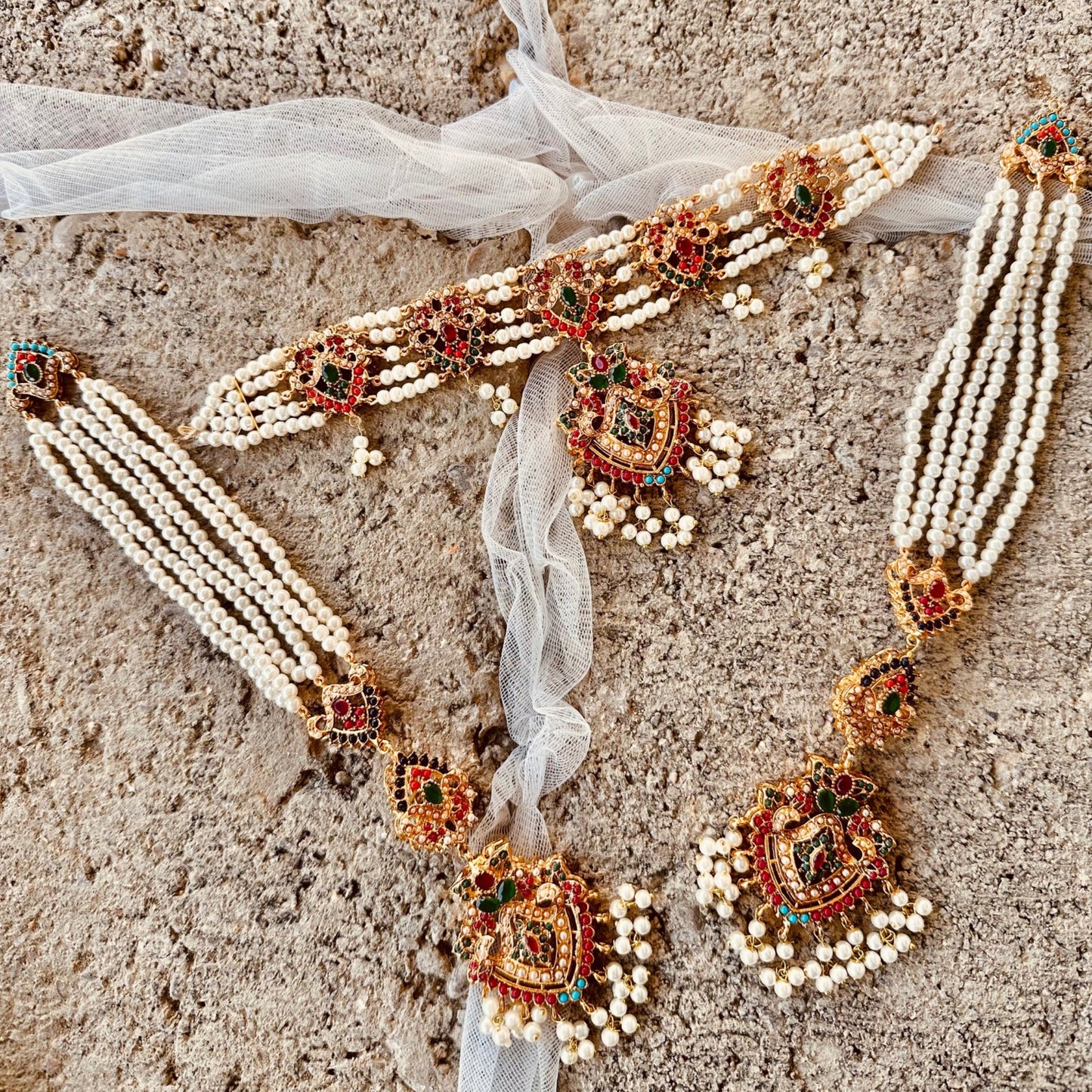 Majestic Bridal Choker and Tikka Set Online in UK USA Canada