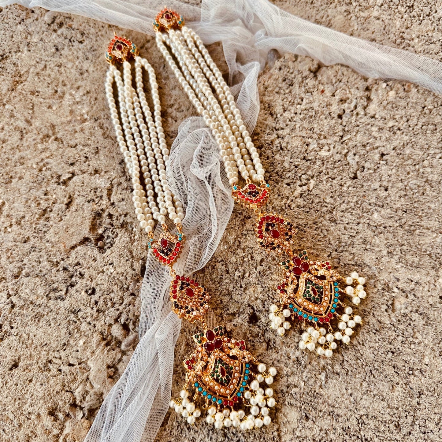 Nauratan Opulence Wedding Jewellery Set Online in Dubai DXB UAE Abudhabi Meena Bazaar