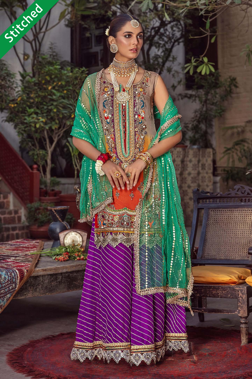 Orange Mehndi Clothes for Women Online in Dubai | SALWAR MAHAL Orange Mehndi Clothes for Women Online in Dubai | SALWAR MAHAL