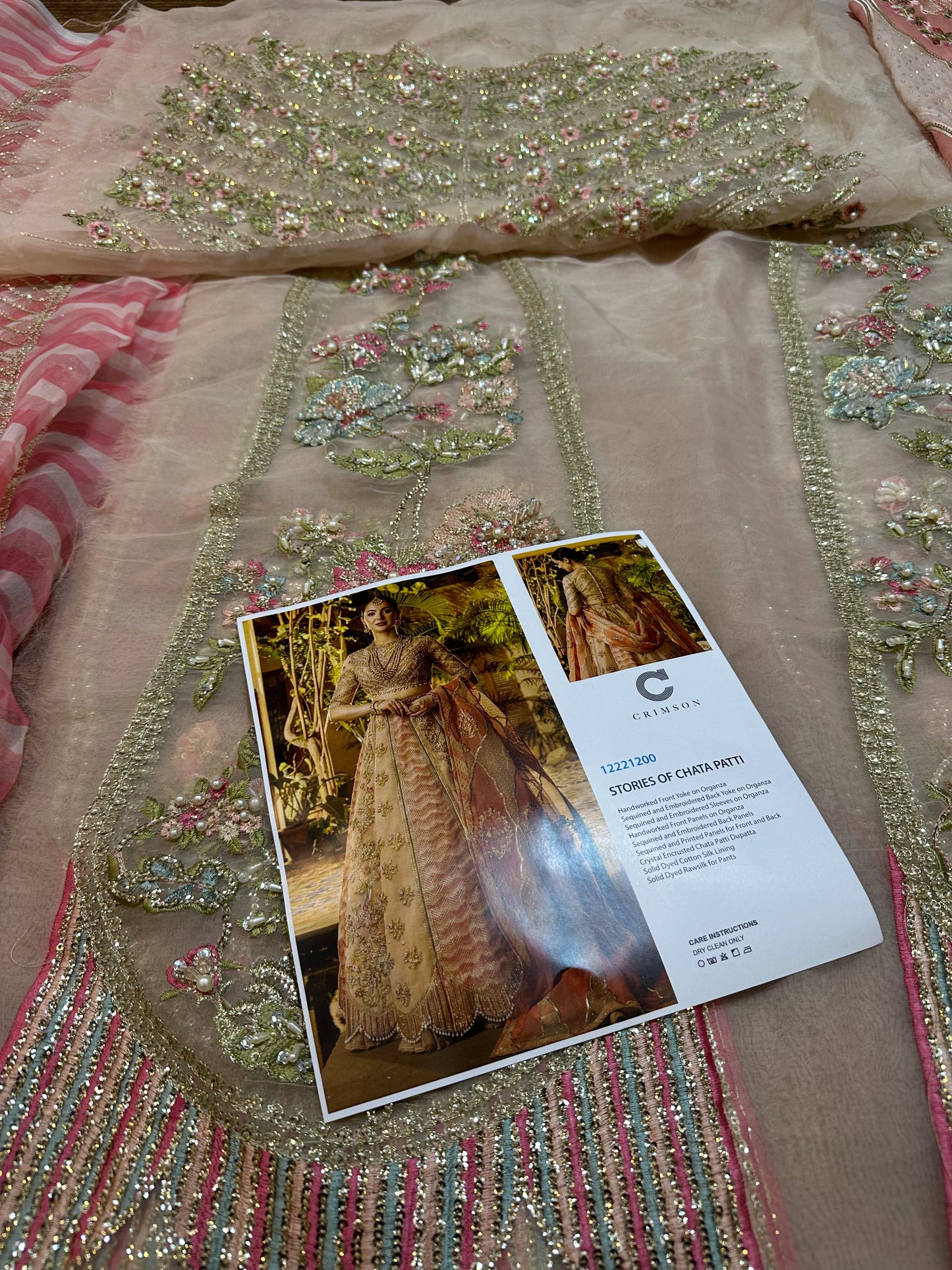 Pink Handmade Lehenga / Anarkali