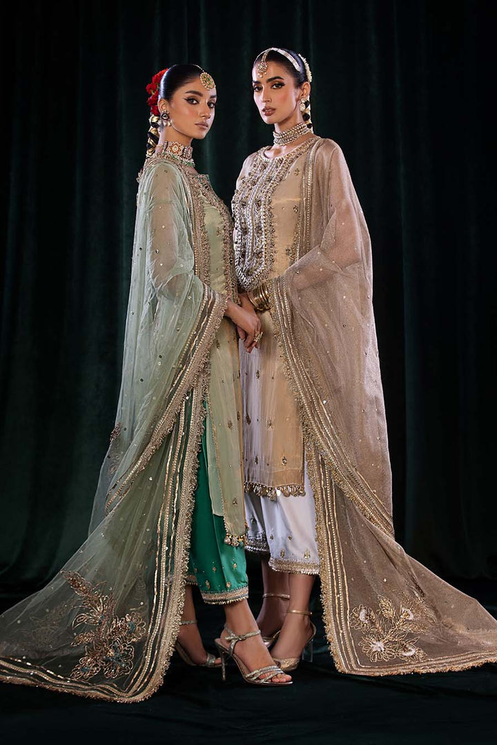 Turquoise Readymade Pure Maysuri Suit