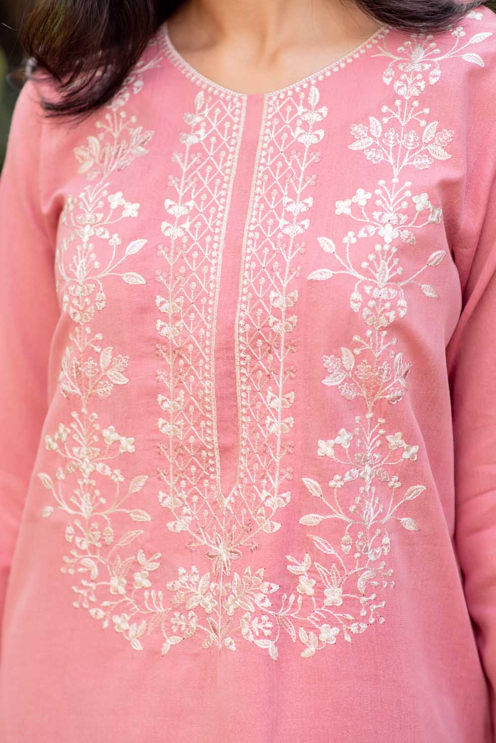 Pastel Pink Kurta Pant Set