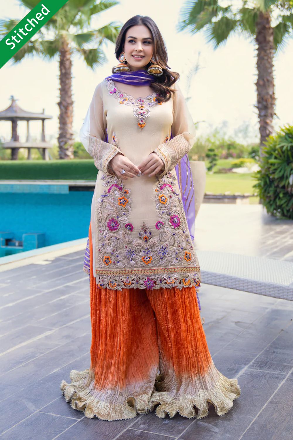 Readymade Pure Maysuri Sharara