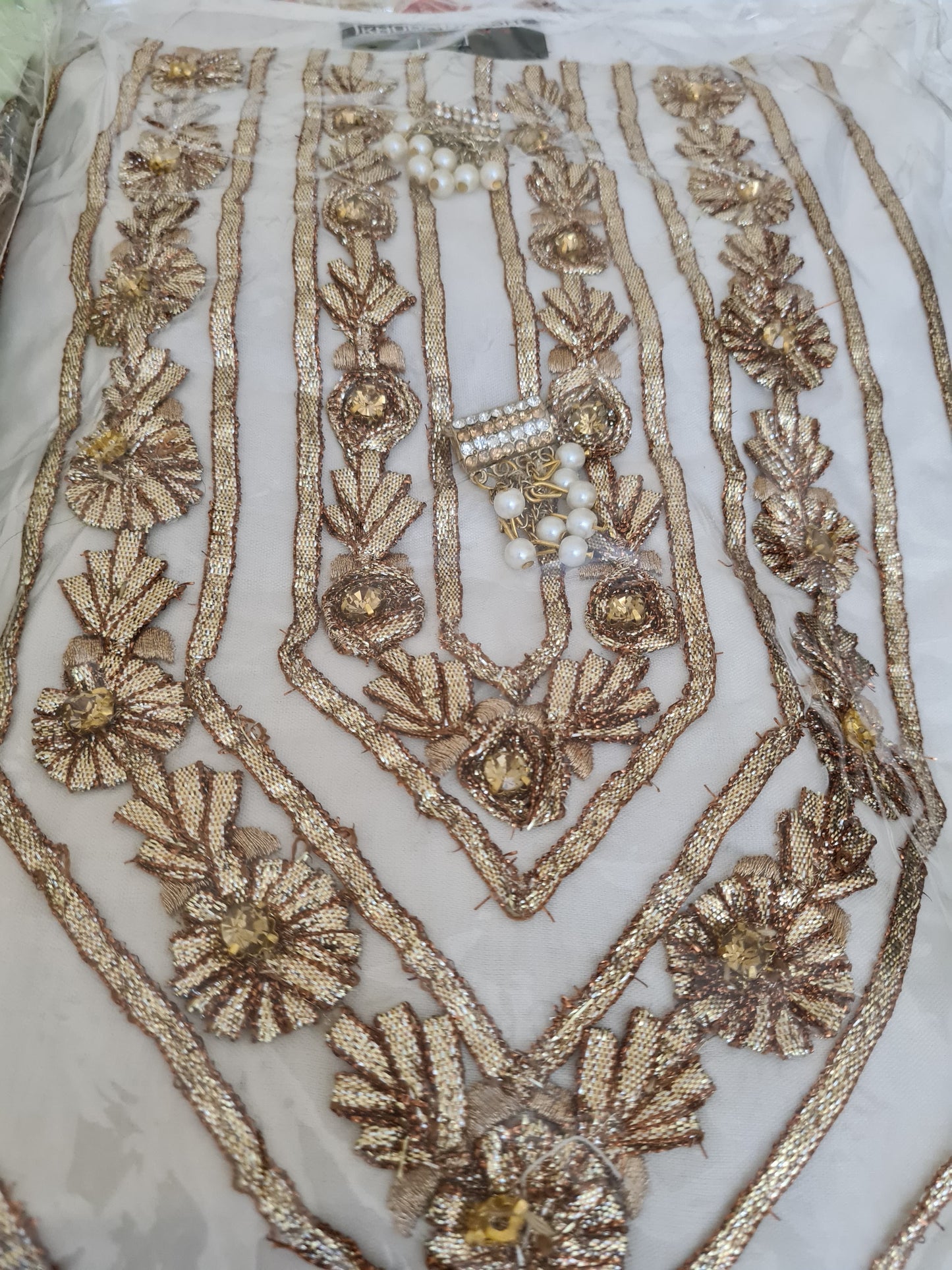 Readymade Black Suit with Gota Work