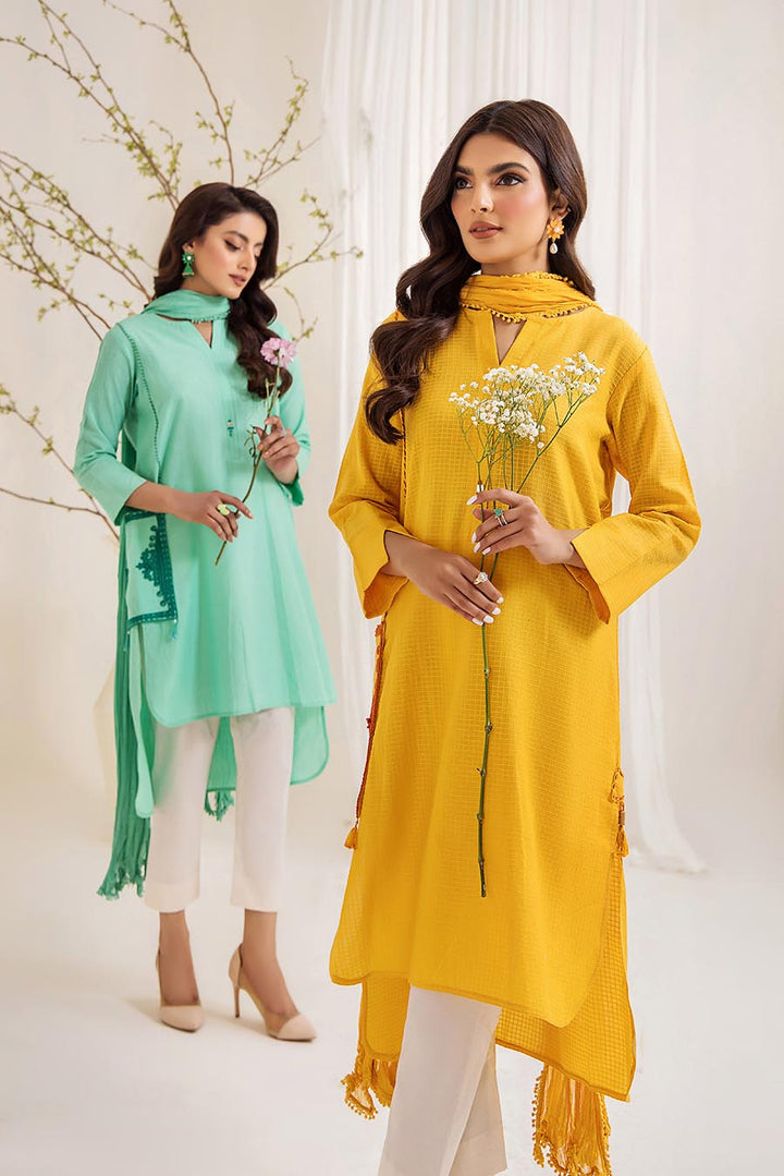 Hand Embroidered Pure Khaadi Cotton Suit