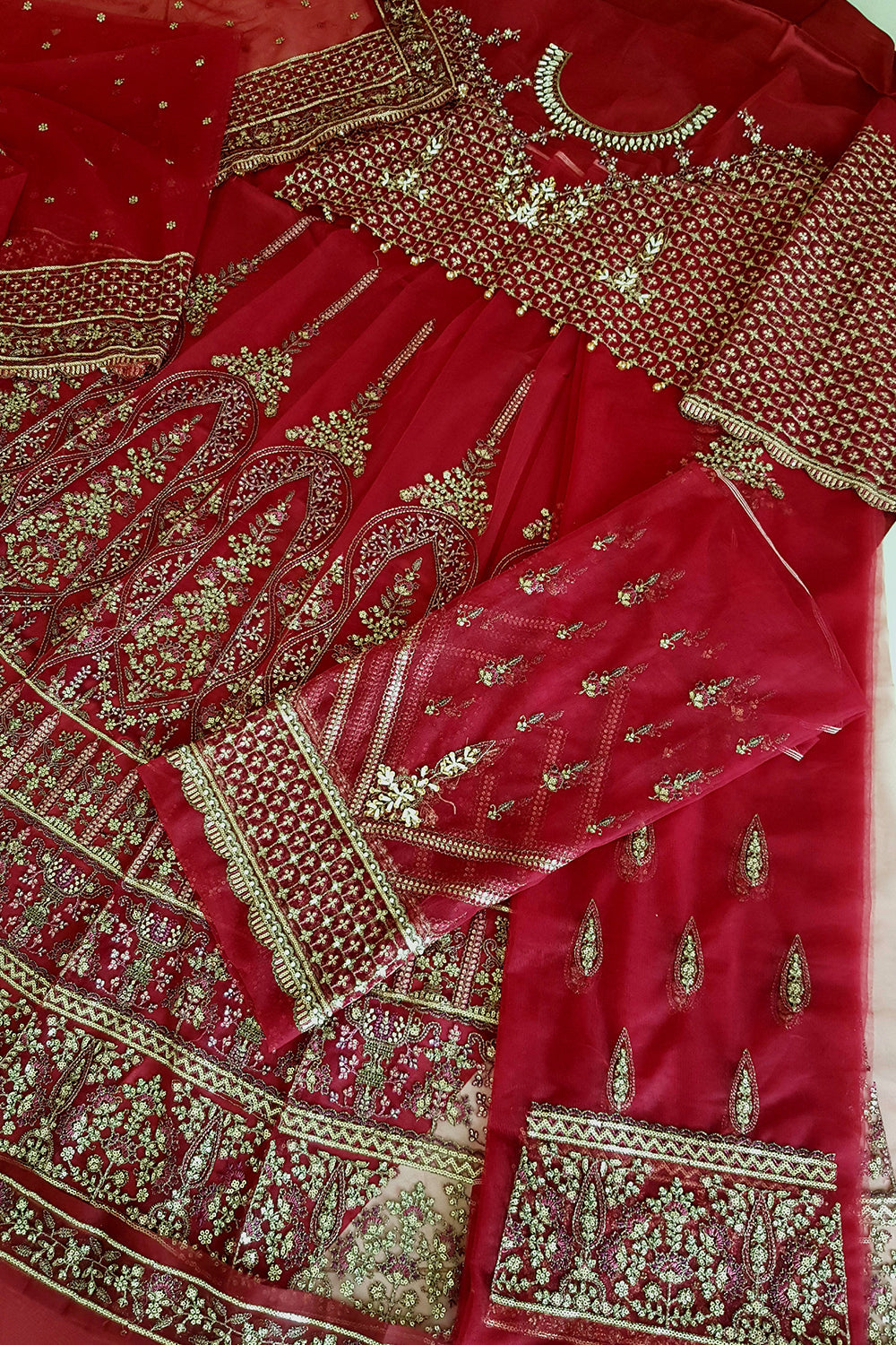 net bridal wedding & bridal anarkali suit in uae