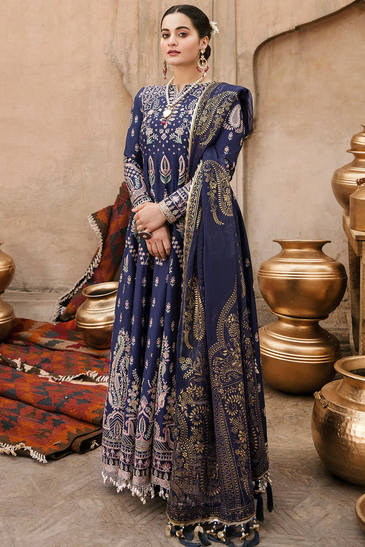 best selling blue chikankari anarkali suit in dubai