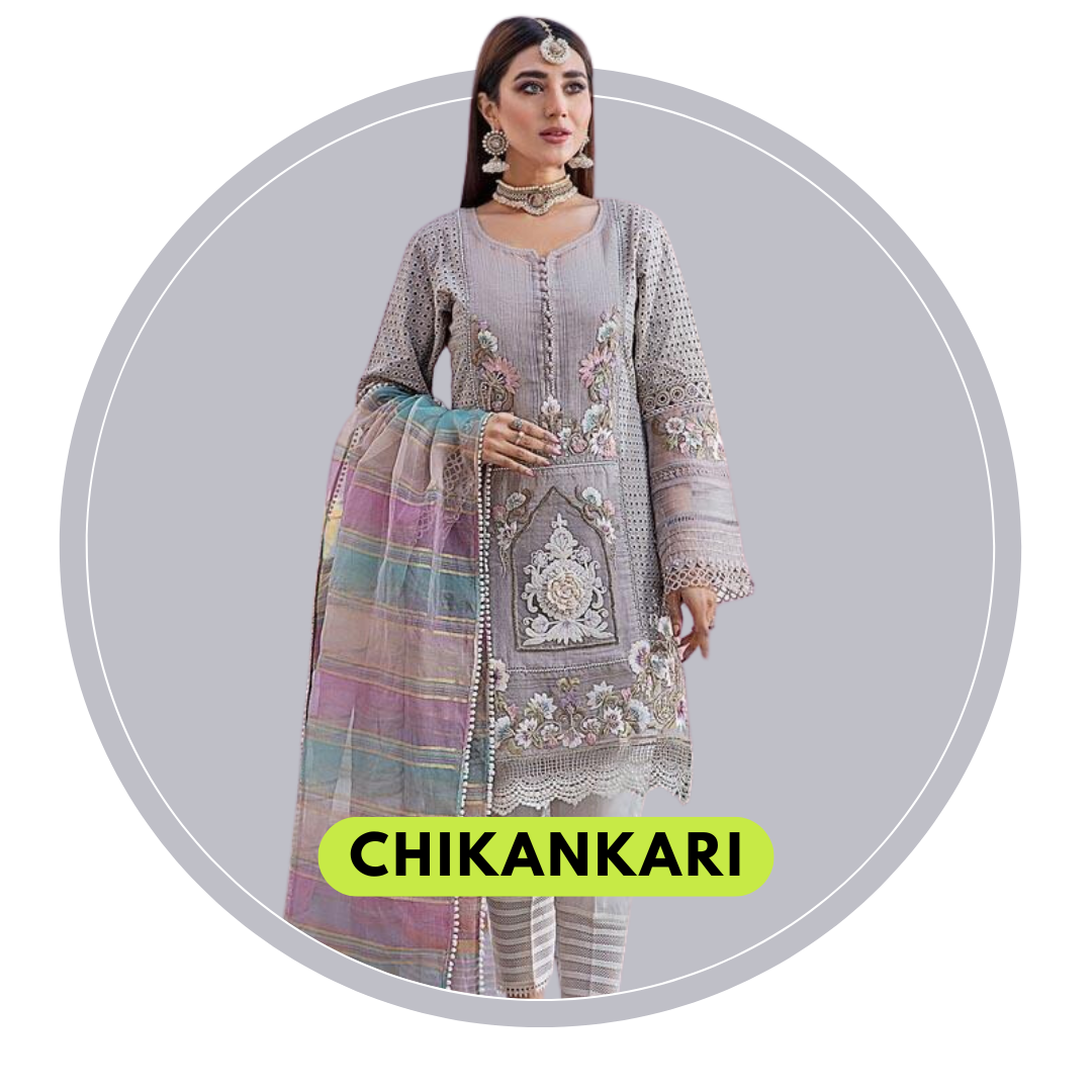 chikankari kurta set online
