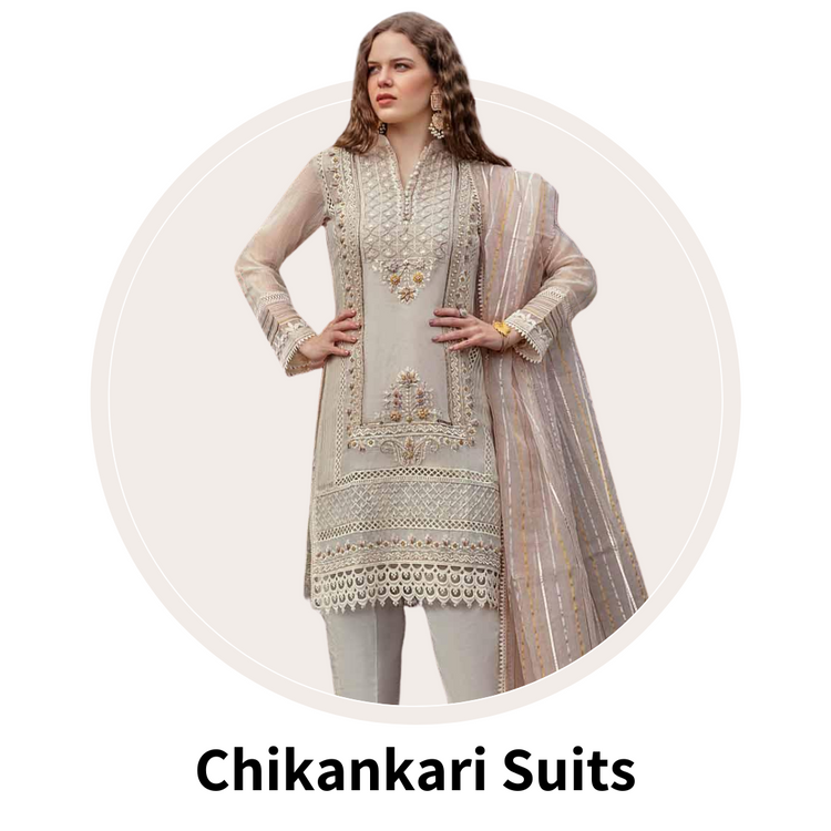 chikankari suits in dubai uae abudhabi online shopping