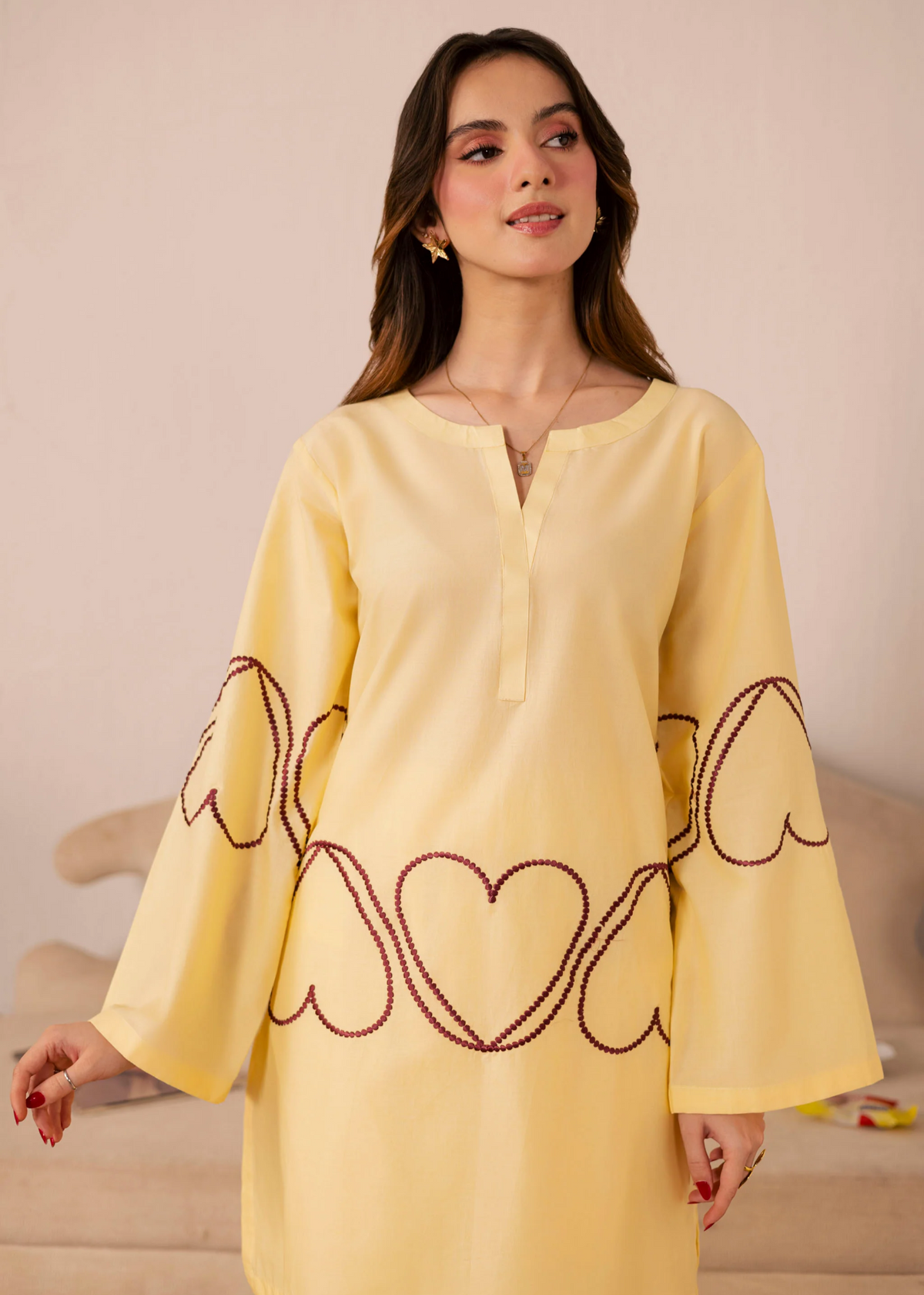2 Piece Summer Wear Lawn Kurta Set Online in KSA Riyadh Saudi Arabia Oman Bahrain Qatar