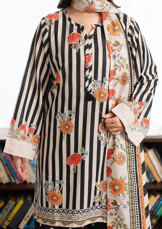 Winter Wear Black Khaddar Straight Kurta Trouser Online in Sri Lanka India Australia