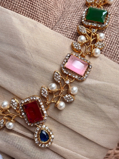 3 Piece Multi Colour Jewellery Set Online in KSA Riyadh Saudi Arabia Oman Bahrain Qatar