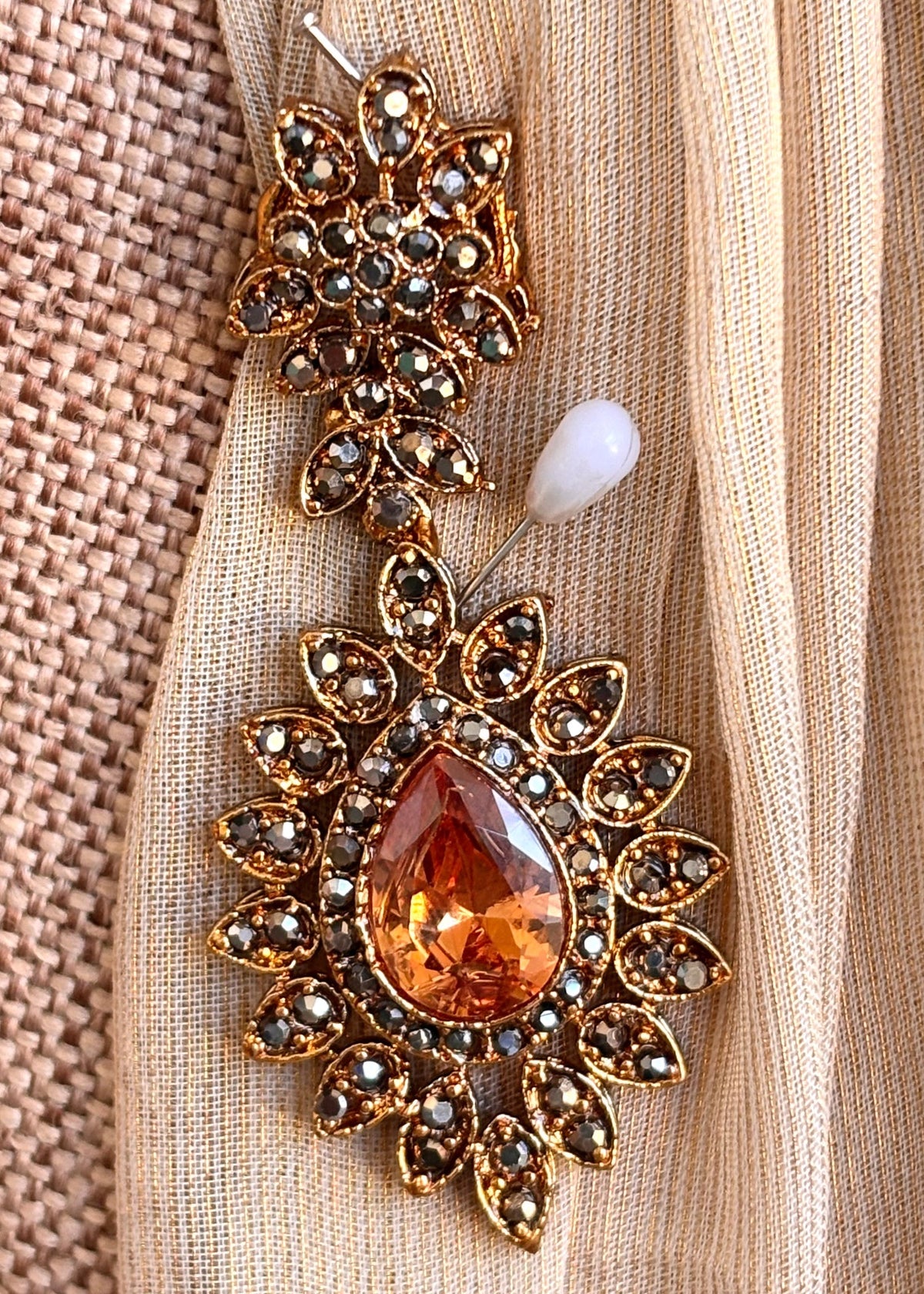 3 Piece Stone Work Jewellery Set for Weddings Online in UK USA Canada