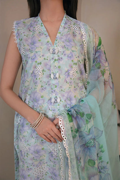 Chikankari Lawn Suit with Chiffon Dupatta