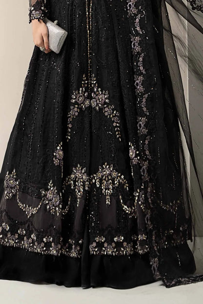 Black Handmade Bridal Anarkali