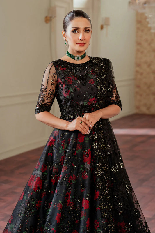Black Wedding & Bridal Lehenga Choli with Handmade Blouse