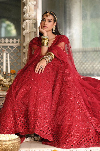 Red Handmade Lehenga Choli / Anarkali