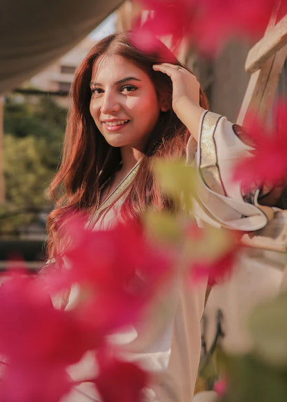 Embroidered Dhanak Winter Kurta Set