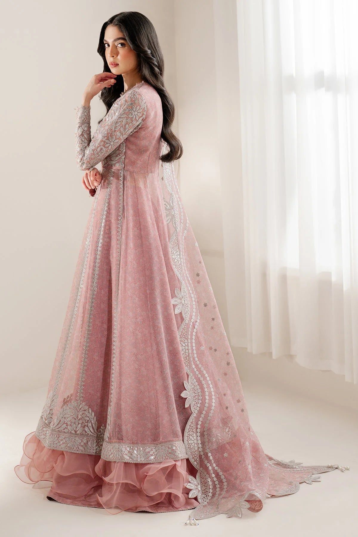 Baby Pink Lehenga Choli with Handmade Blouse