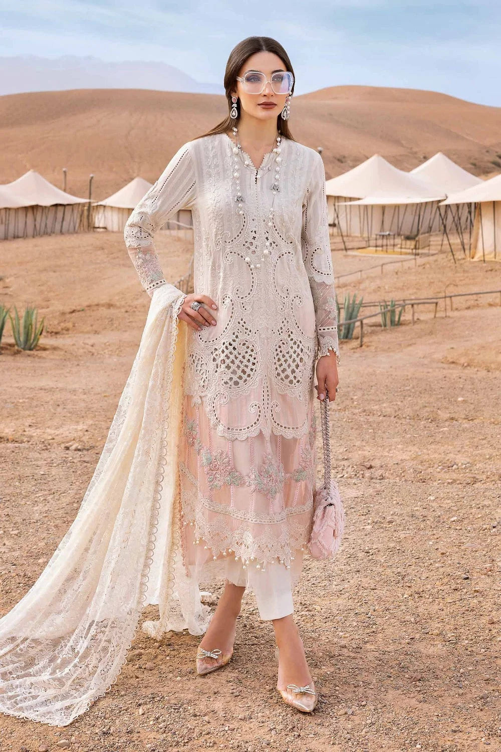 Heavy Chikankari Embroidered Lawn Suit