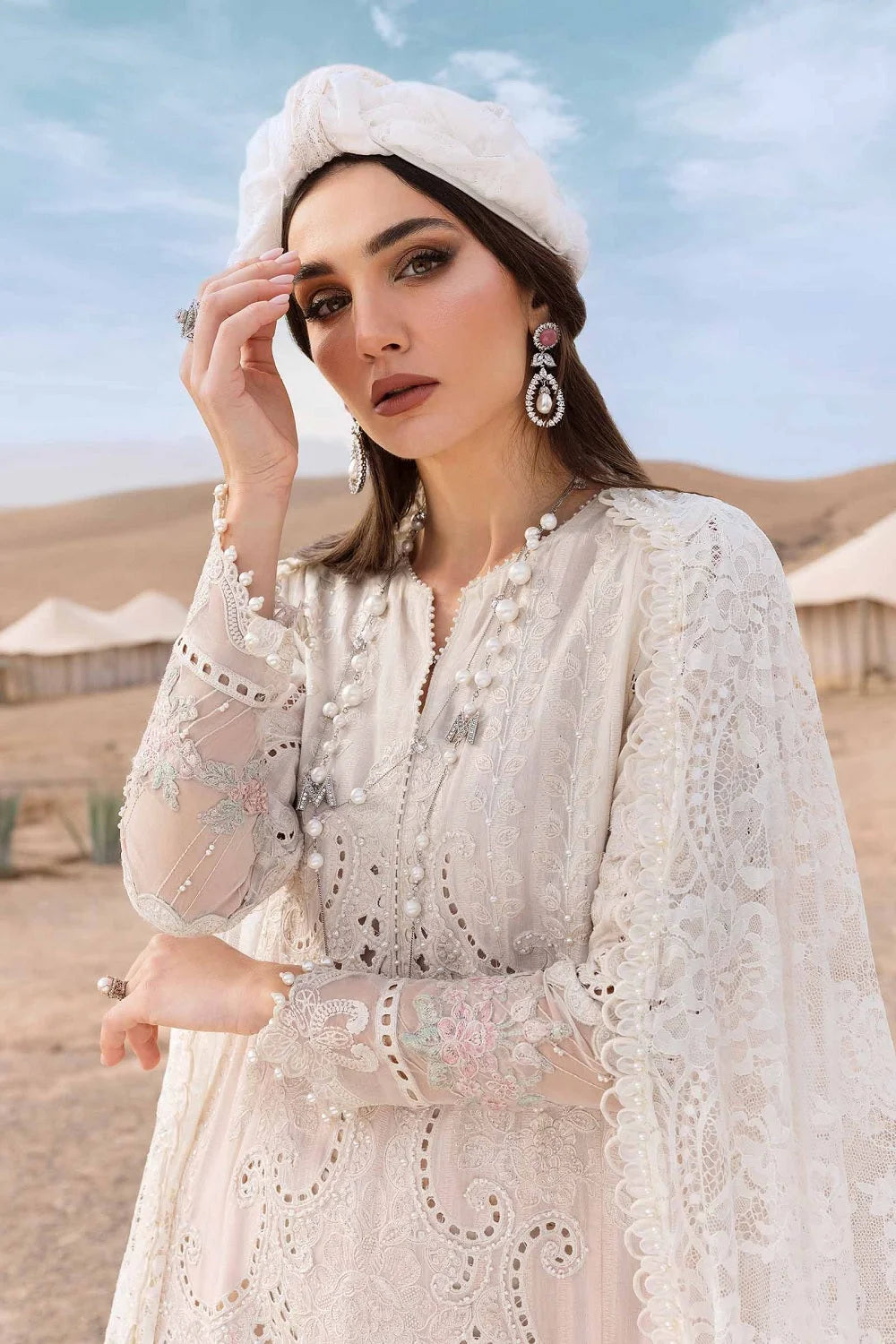 Heavy Chikankari Embroidered Lawn Suit