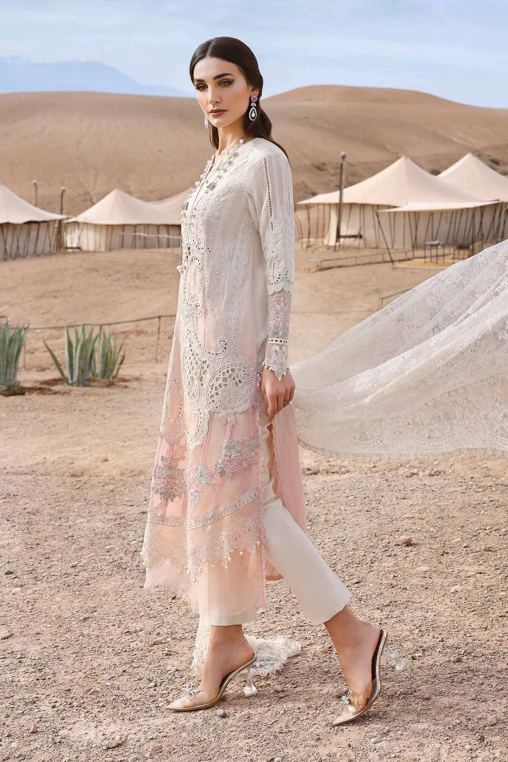 Heavy Chikankari Embroidered Lawn Suit