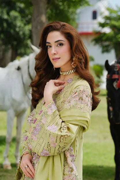 Heavy Chikankari Embroidered Luxury Lawn Suit