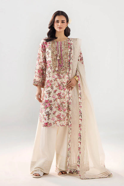 Hand Embroidered Indian Brocade Digital Printed Suit