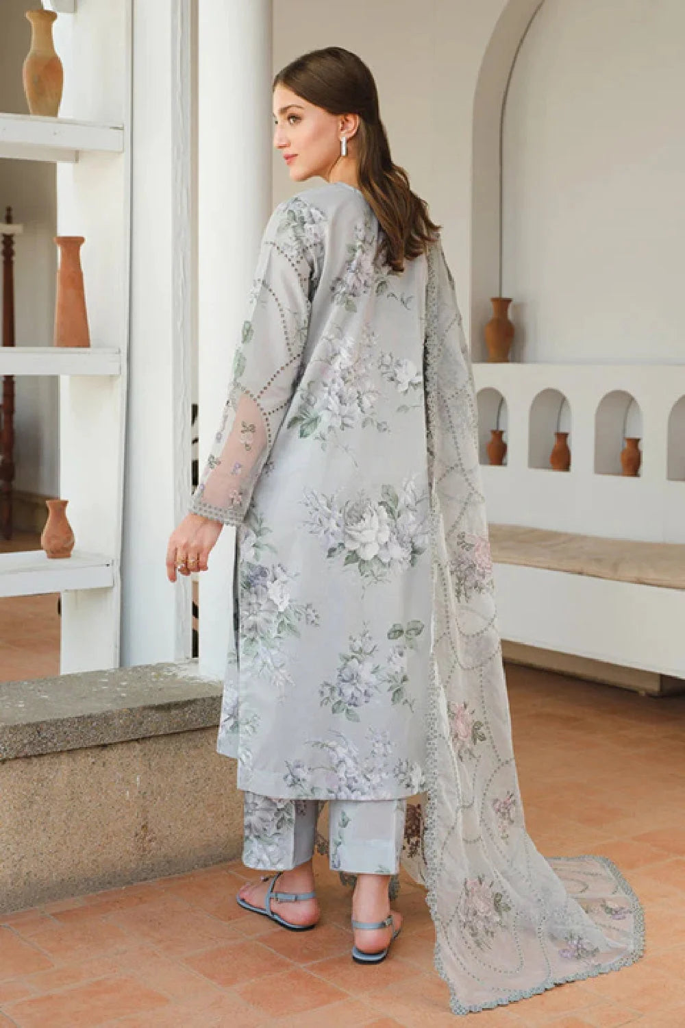 Chikankari Digital Printed Lawn Suit