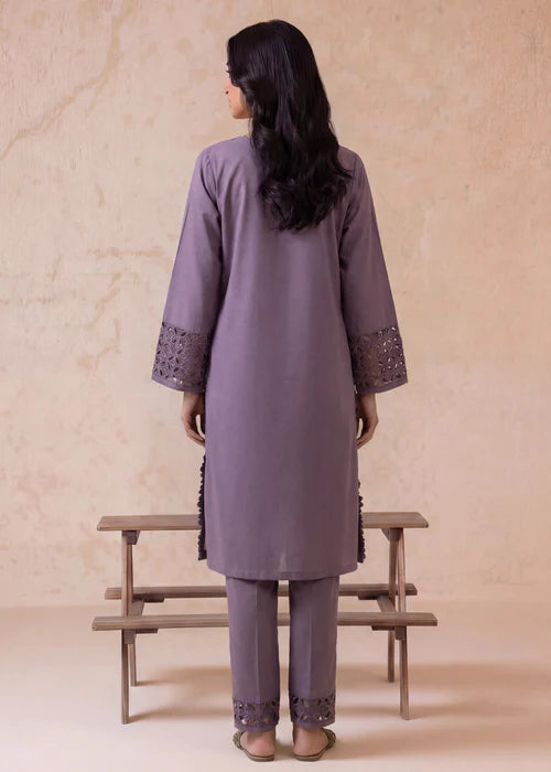 Lilac Lawn Embroidered Kurta Set