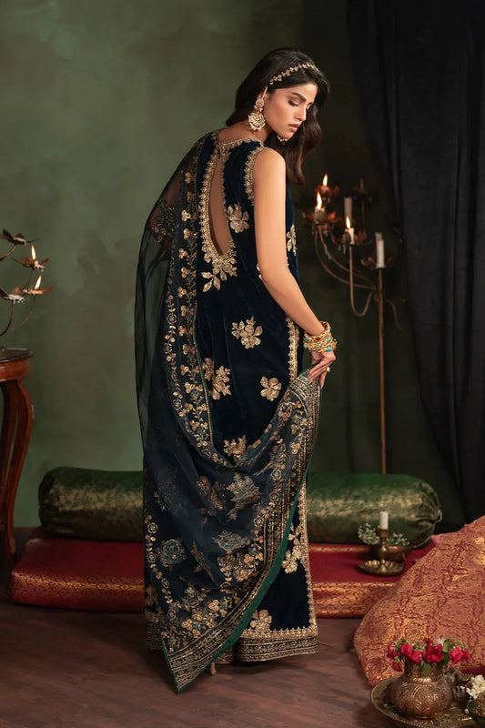 Sequins Embroidered Pure Velvet Suit