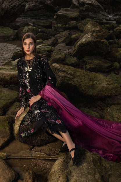 Chikankari Lawn Suit with Contrasting Dupatta