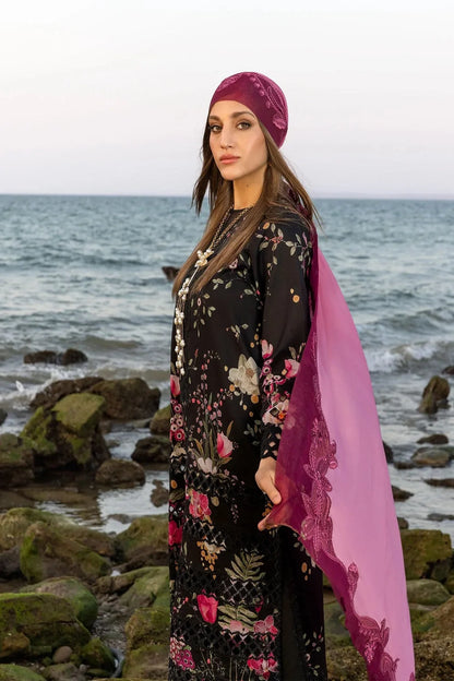 Chikankari Lawn Suit with Contrasting Dupatta