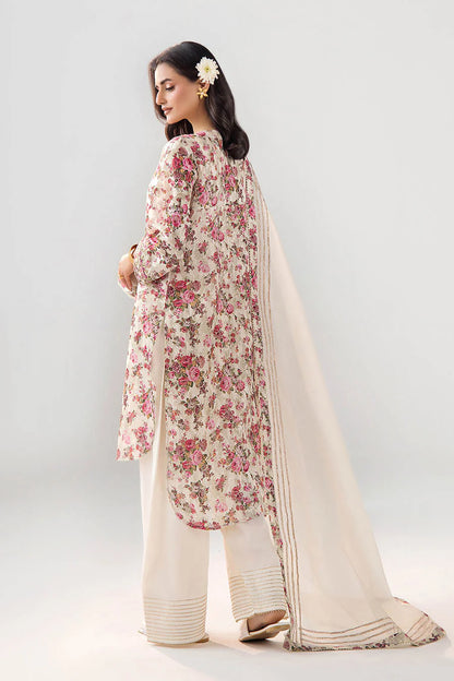 Hand Embroidered Indian Brocade Digital Printed Suit