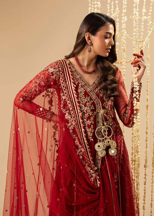 Heavy Handmade Long Angrakha Style Lehenga Choli