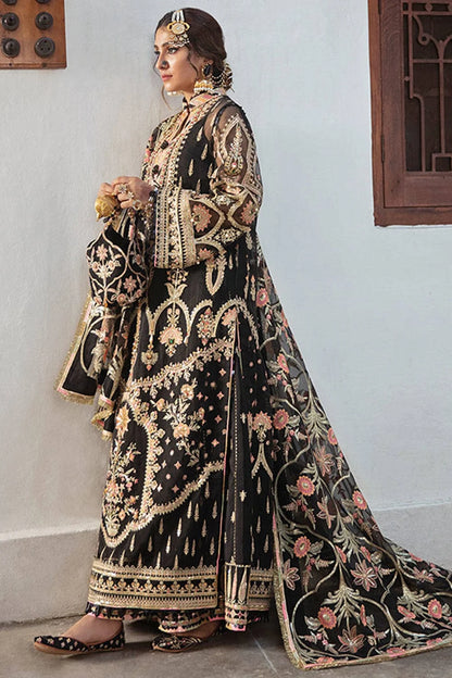 Black Heavy Embroidered Wedding & Partywear Suit