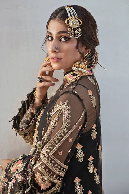 Black Heavy Embroidered Wedding & Partywear Suit