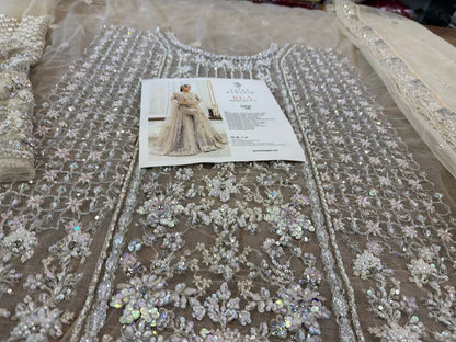 Ivory Handmade Nikah Engagement Bridal Sharara